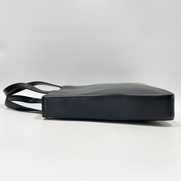 BURBERRY Tote Bag London Logo Partial Check Square Type Women's Black 20502596 - Picture 6 of 15